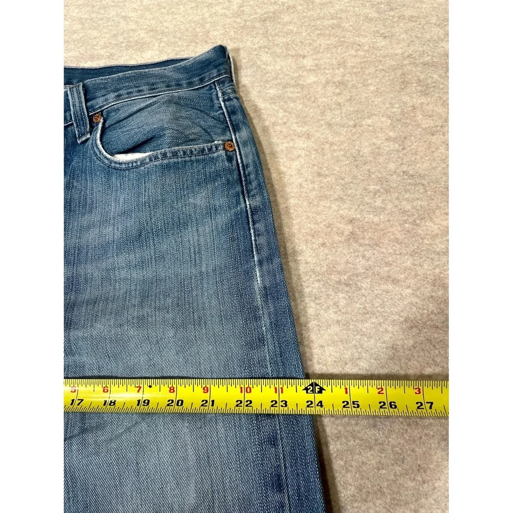 Levis‎ 501 Original Fit Jeans Mens 36x36 Blue Denim Cotton Mid Rise Straight Leg